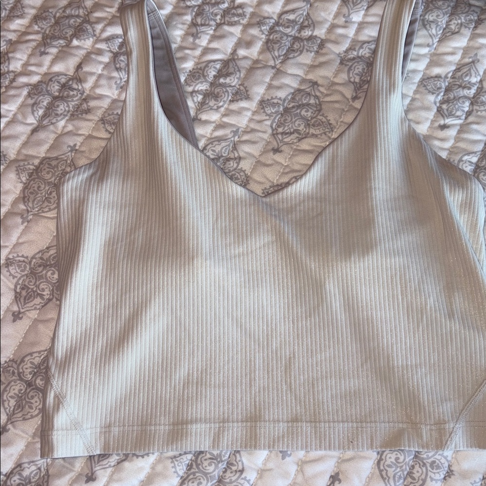 Lululemon Align Tank size 6 Cream.